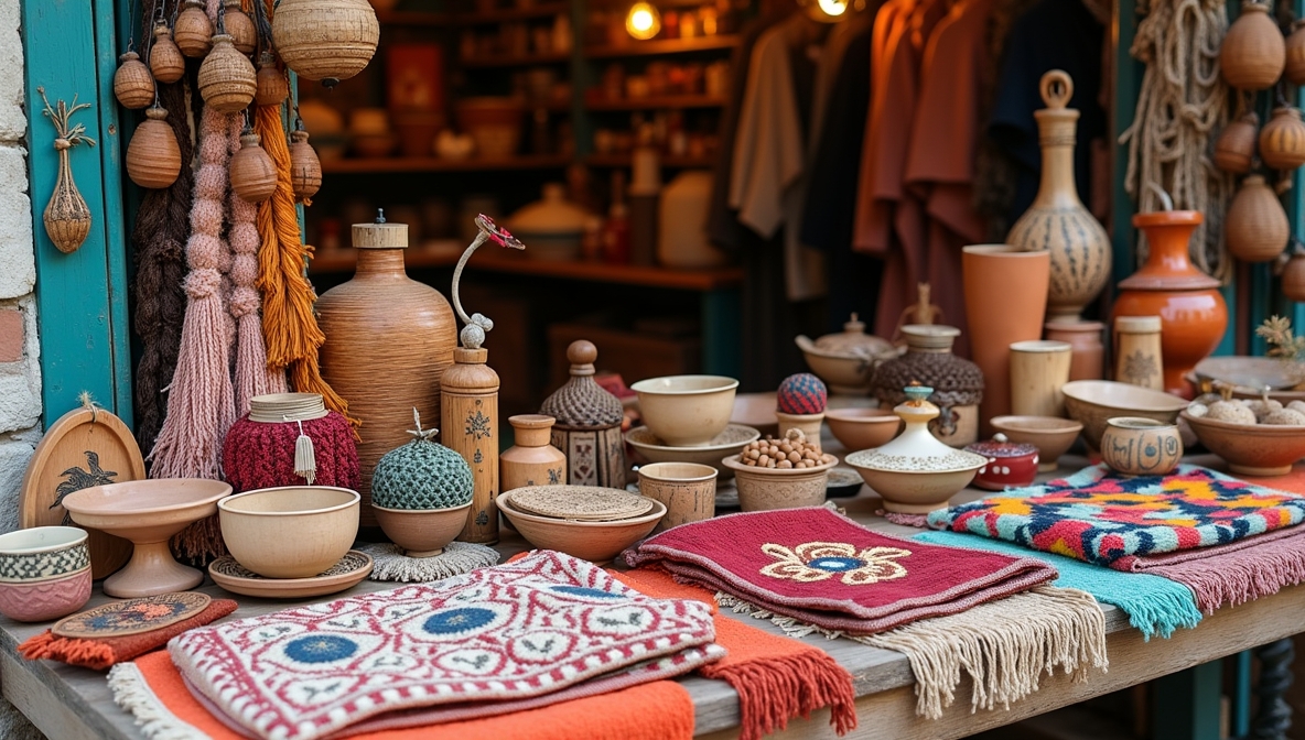 Håndlagde kunstverk og dekorative gjenstander