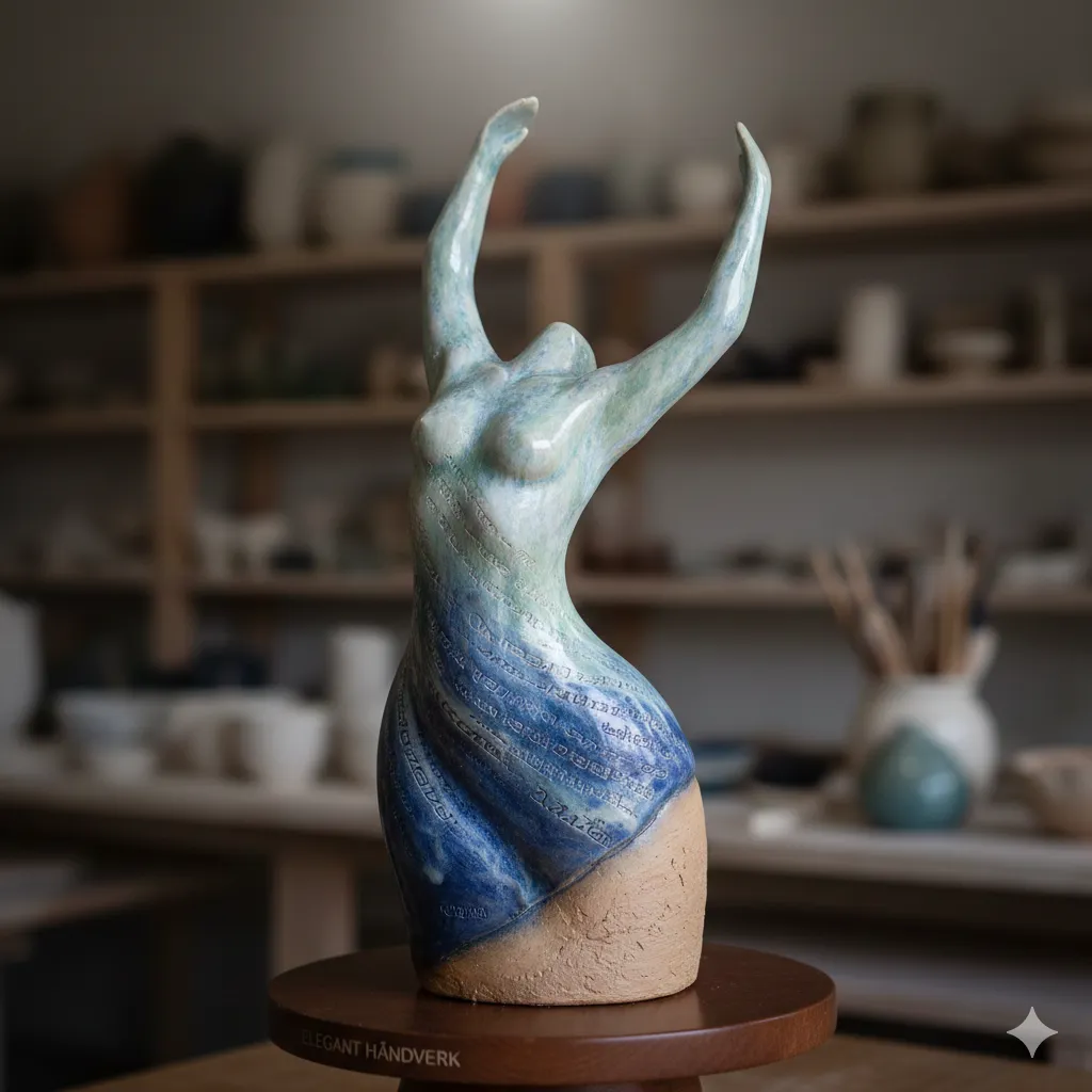 Keramisk Skulptur - Elegant Håndverk